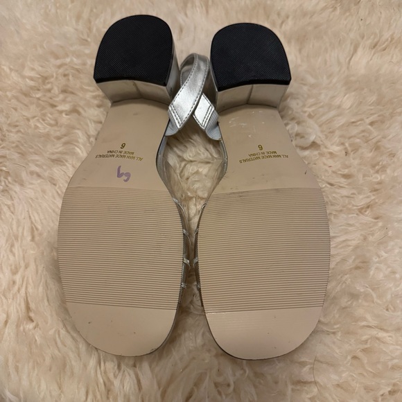 Silver Women's Sandals - Picture 4 of 6